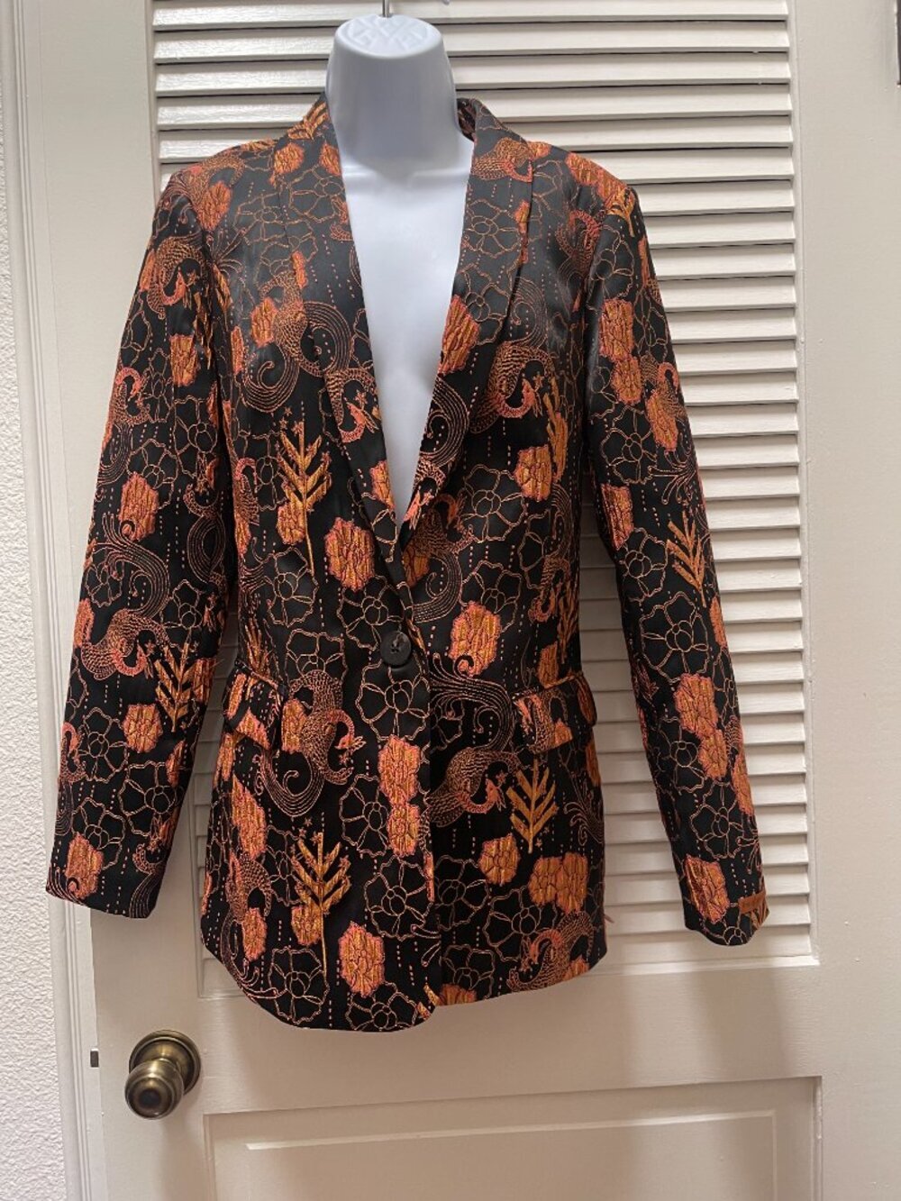 Scotch & Soda Starwatcher Crane Floral Blazer M - Picture 3 of 12